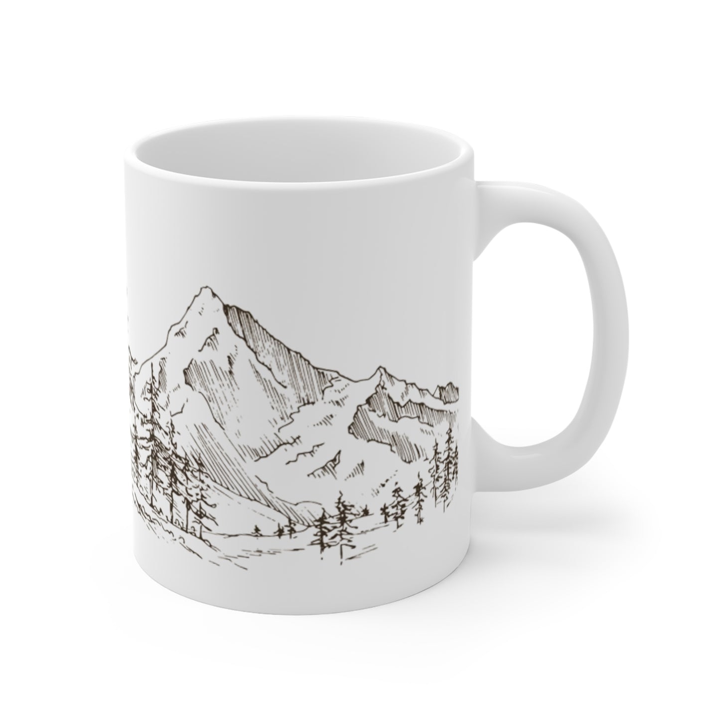 Rustic Cowboy Camping Mug — “All I Leave Behind Is Only What I Found” 11oz